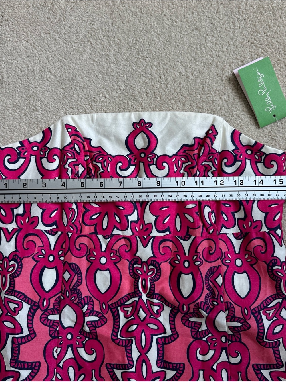 Lilly Pulitzer NWT Strapless Bowen Chorus Girl Cotton Dress - Picture 8 of 11